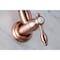 Kingston Brass KS310TALAC Tudor Wall Mount Pot Filler Kitchen Faucet, Antique Copper KS310TALAC - alternate 2
